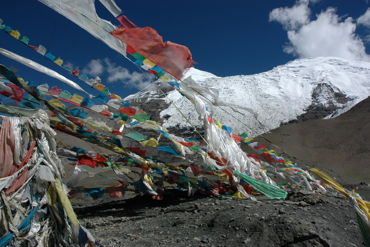 Prayer Flags, Tibet, 2008